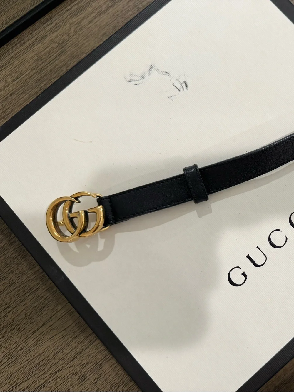 Gucci GG Marmont thin belt